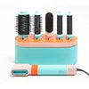 Sèche-cheveux 6 en 1, moteur sans balais 1350 W, lissage/bouclage/séchage, voyage, 110-240 V