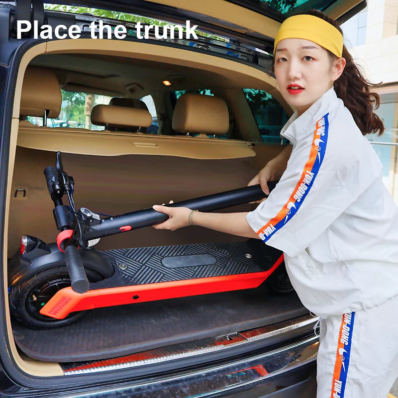 Trottinette électrique X9 la plus rapide pour adultes (2025), 25 km/h, à propulsion manuelle, pliable, en alliage, pour l'exercice, batterie supplémentaire, lumières.