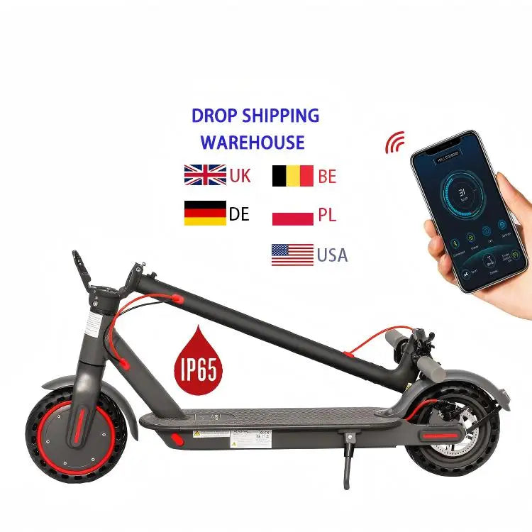 Trottinette électrique intelligente pour adultes avec technologie à onde sinusoïdale et régulateur de vitesse