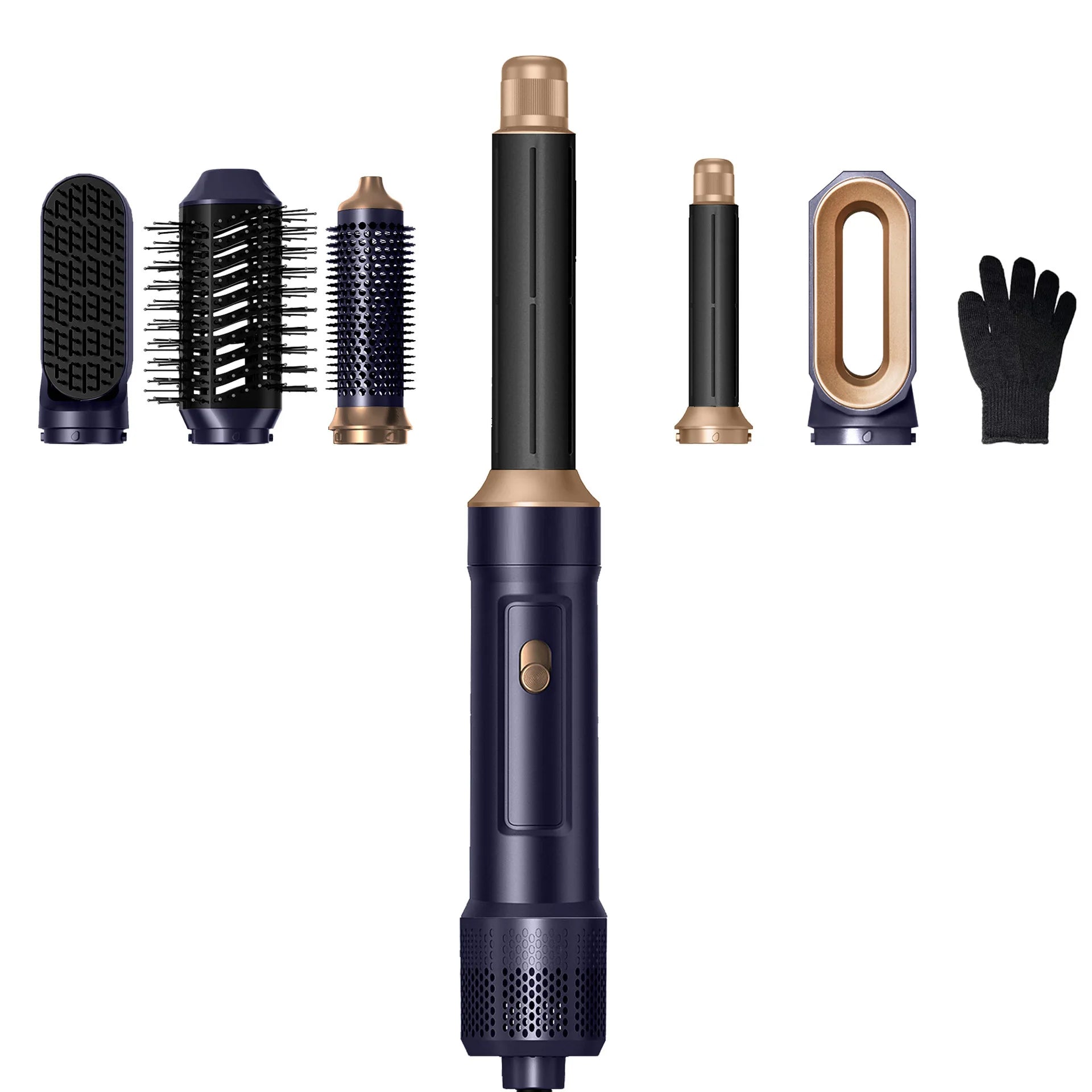 Sèche-cheveux/lisseur multifonctionnel à air chaud/froid 3 vitesses 6 en 1 avec aspirateur automatique, best-seller