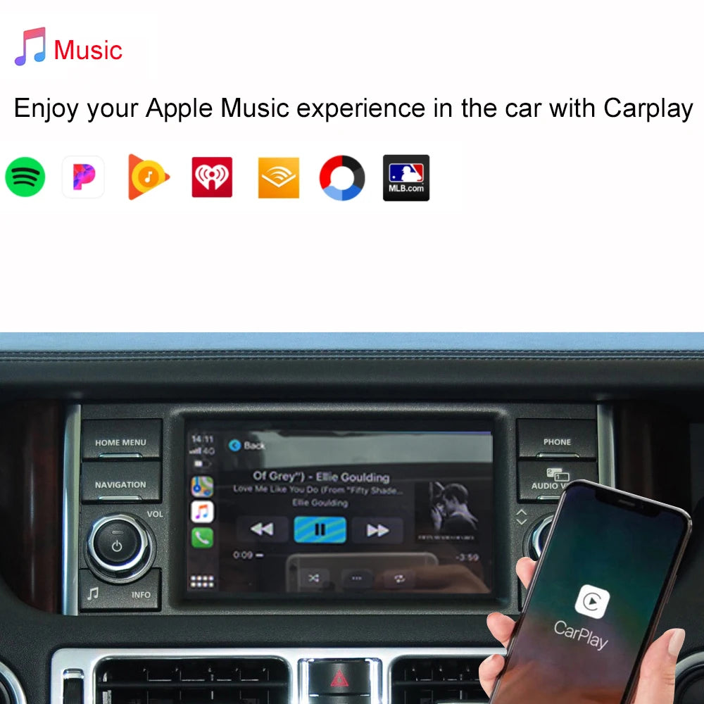 Adaptateur CarPlay Android Auto Sans Fil IA | Boîtier Multimédia avec Caméra de Recul et Détection Radar USB