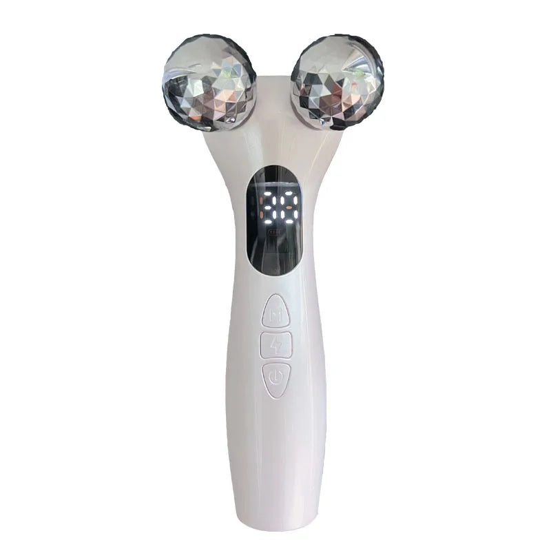 Appareil de tonification faciale à microcourant YZM-302, double rouleau en V, liftant, anti-rides, USB-C