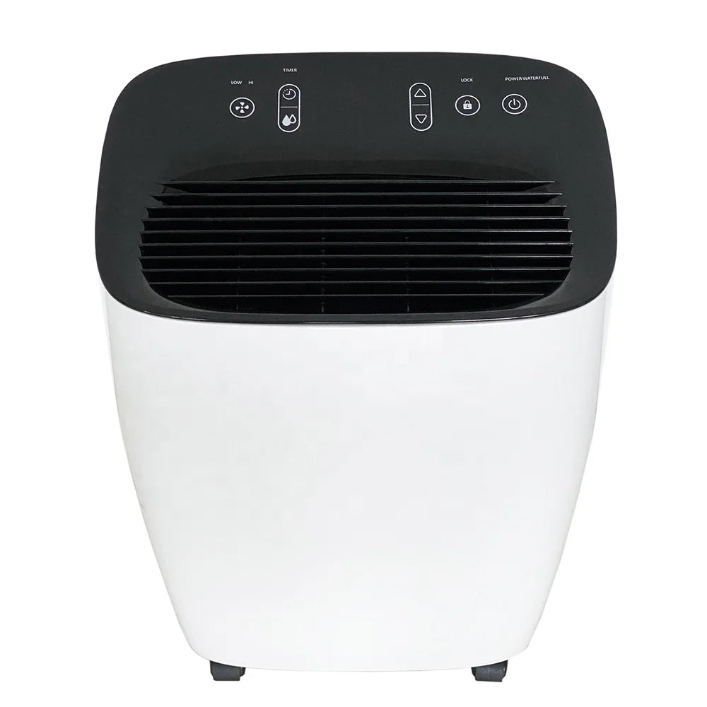 Déshumidificateur commercial 12 L, jusqu'à 185 m², panneau de commande tactile, 10 litres, pour la maison