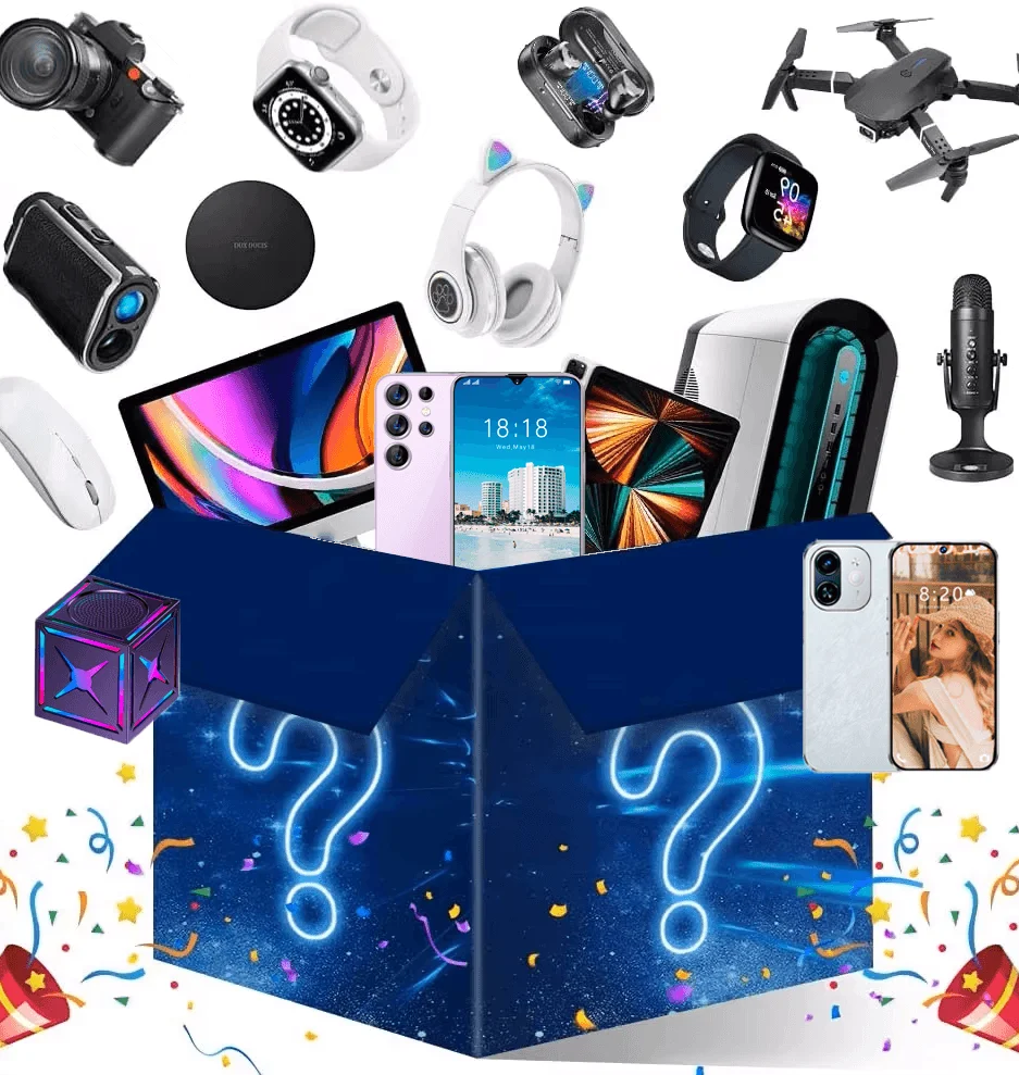 Box Mystère Lucky 2025 – Montre TFT, Gadgets Électroniques & Blind Box Gaming