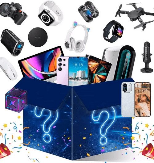 Box Mystère Lucky 2025 – Montre TFT, Gadgets Électroniques & Blind Box Gaming
