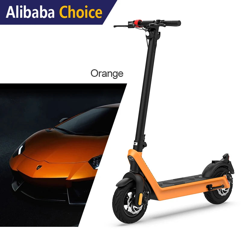 Trottinette électrique X9 la plus rapide pour adultes (2025), 25 km/h, à propulsion manuelle, pliable, en alliage, pour l'exercice, batterie supplémentaire, lumières.