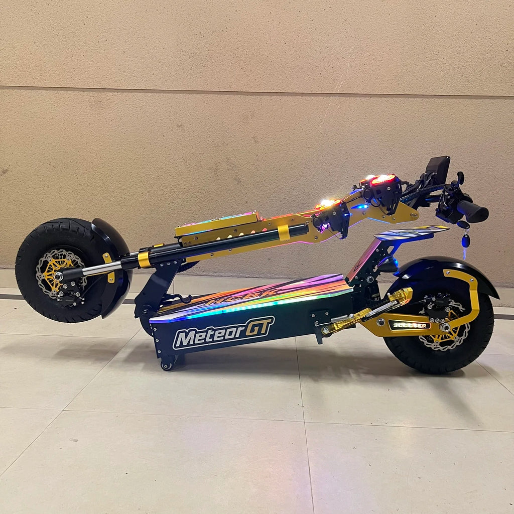 Trottinette électrique HCBK GT-M8 72V, autonomie de 120 km, pour adultes, tout-terrain.