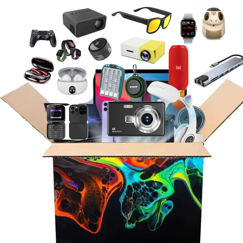 Box Mystère Lucky 2025 – Montre TFT, Gadgets Électroniques & Blind Box Gaming