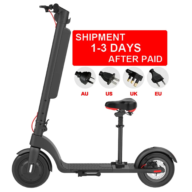 Kixin 2025 Trottinette électrique pliable à 2 roues, auto-équilibrée, portable, 36 V, 350 W, autonomie de 40 km, pour adultes (Chine)