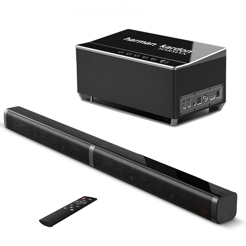 Barre de Son Samtronic 120W Détachable – Caisson Sans Fil, ARC, Télécommande & Surround