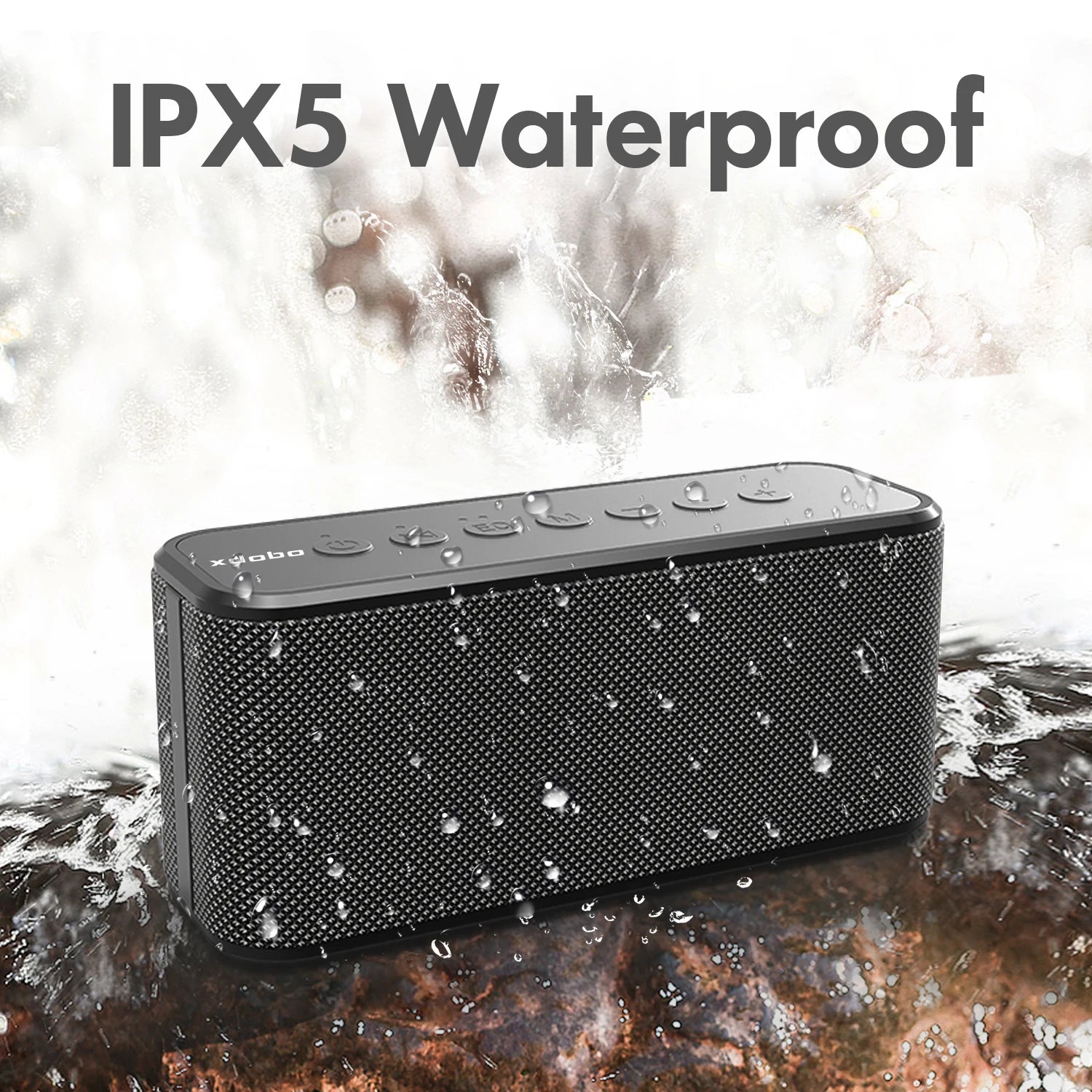 Enceinte Portable XDOBO X8 Plus – 80W, IPX5, Basses Profondes & Bluetooth 5.0