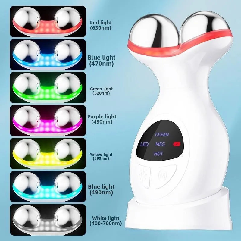 Appareil lifting visage AIDLIN LJ-6002, LED, radiofréquence 1 MHz, portable, USB, visage et cou