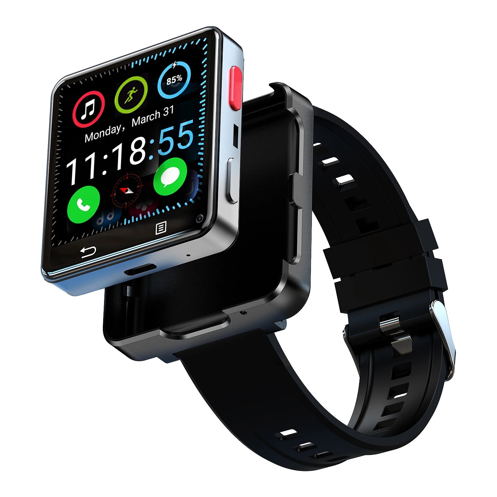 Montre connectée S222 4G – OLED 2,64", 4 Go + 64 Go, GPS, SIM et Appel Vidéo | Android