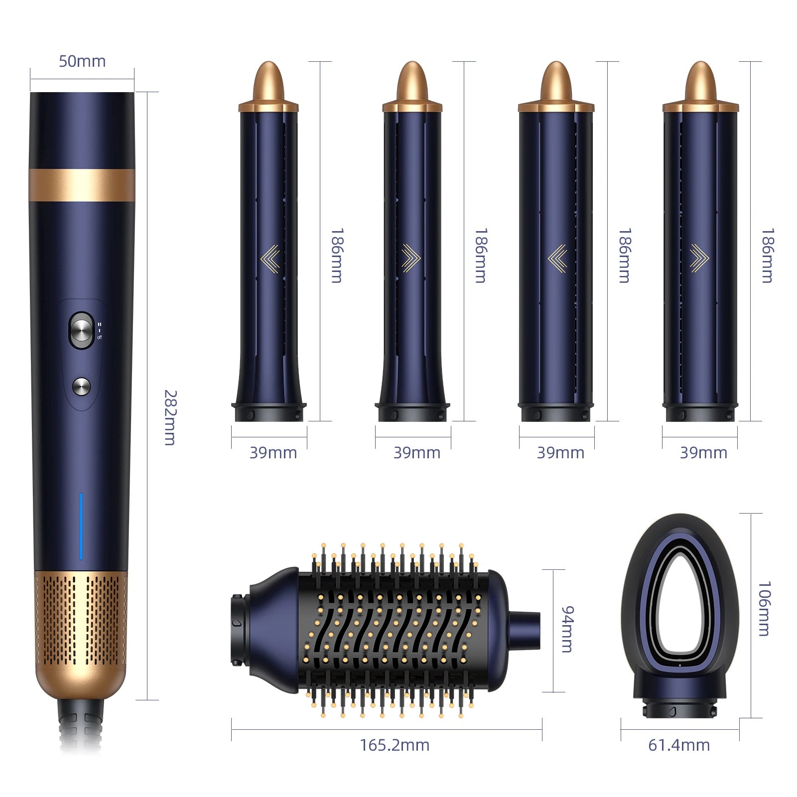 Enveloppes pour sèche-cheveux Air avec accessoires pour sèche-cheveux DY, brosse lissante électrique, soins capillaires