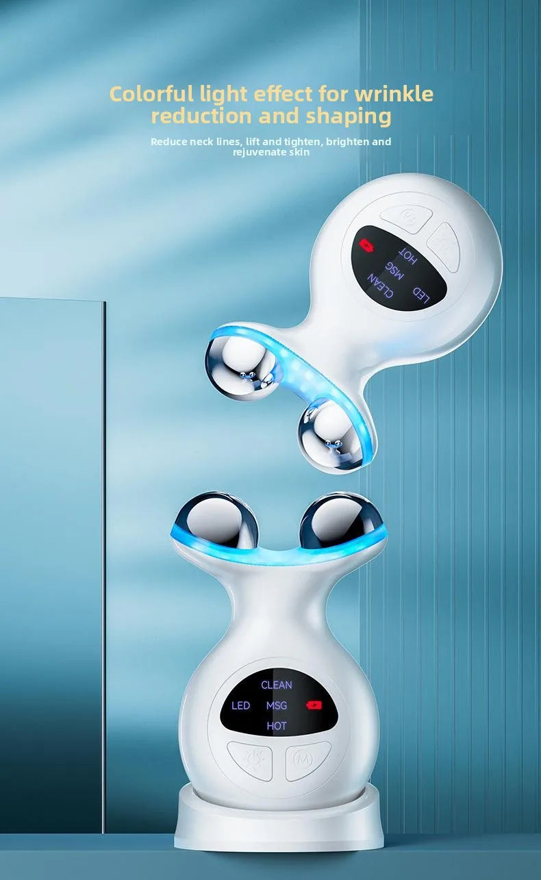 Appareil lifting visage AIDLIN LJ-6002, LED, radiofréquence 1 MHz, portable, USB, visage et cou