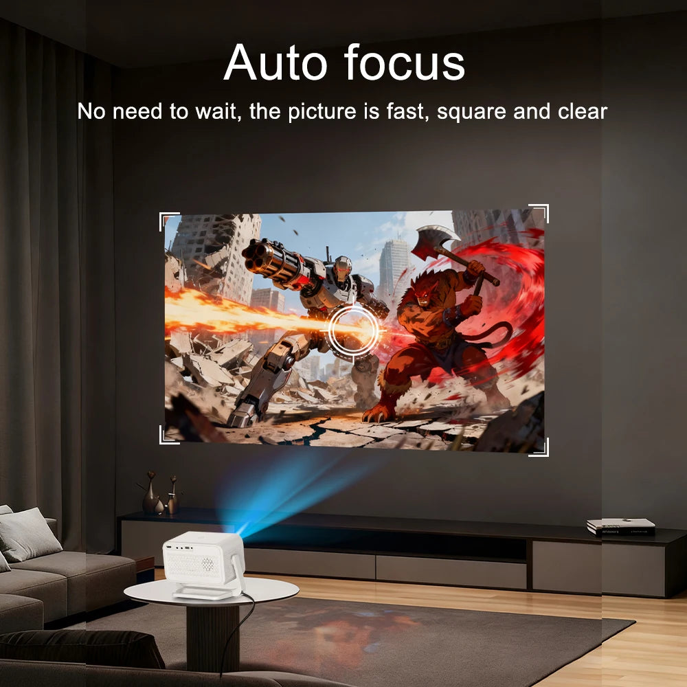 Projecteur Canzone P21 Mini – 1080p, 350 lumens, Android 13, Wi-Fi et 16 Go