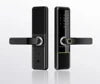 Serrures intelligentes à distance pour porte d'entrée, serrure électronique Tuya pour porte en aluminium, serrure de porte intelligente d'hôtel avec empreinte numérique et sonnette.