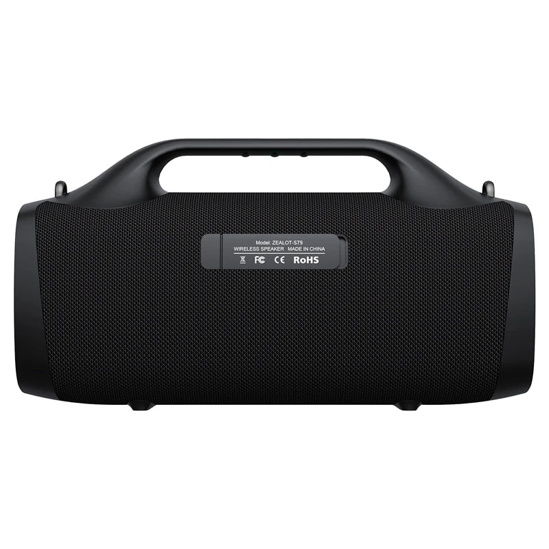 Enceinte Outdoor Zealot 100W – IPX6, 24000mAh, Bluetooth 5.2, LED et charge rapide