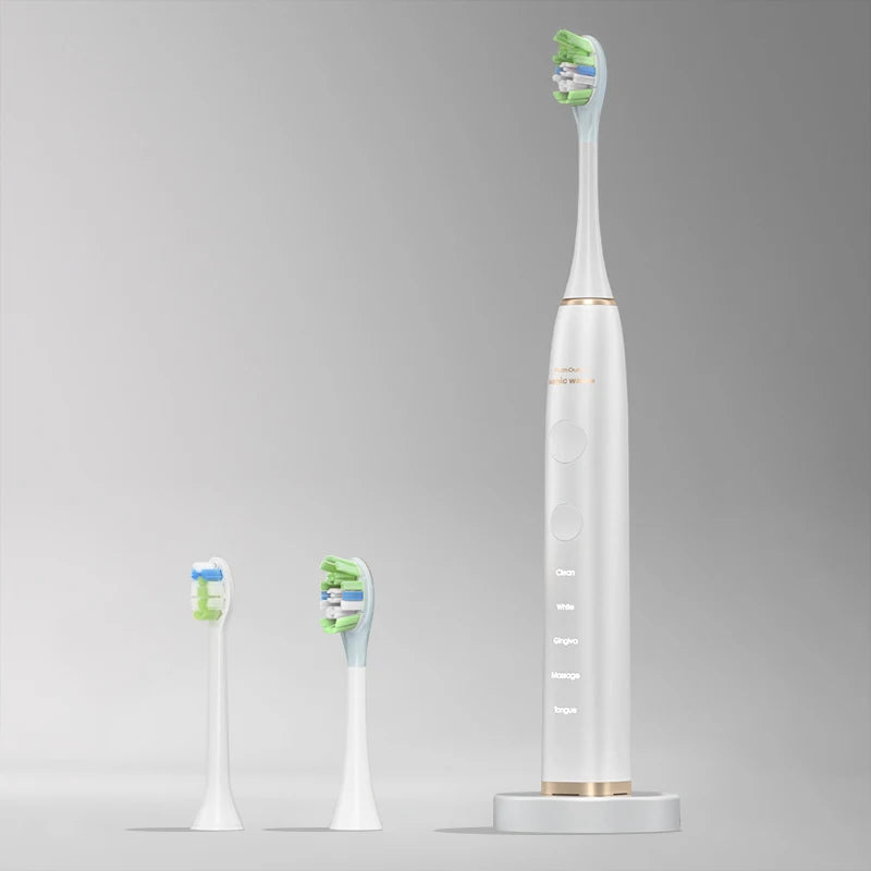 New Home Brosse à Dents Électrique LED | 48K Vibrations, Blanchiment Dentaire et Longue Autonomie USB