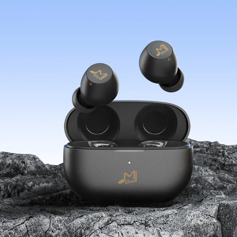 Écouteurs TWS Bean MISHUAI – ANC+ENC, HiFi, Bluetooth 6.0, LDAC & IPX4