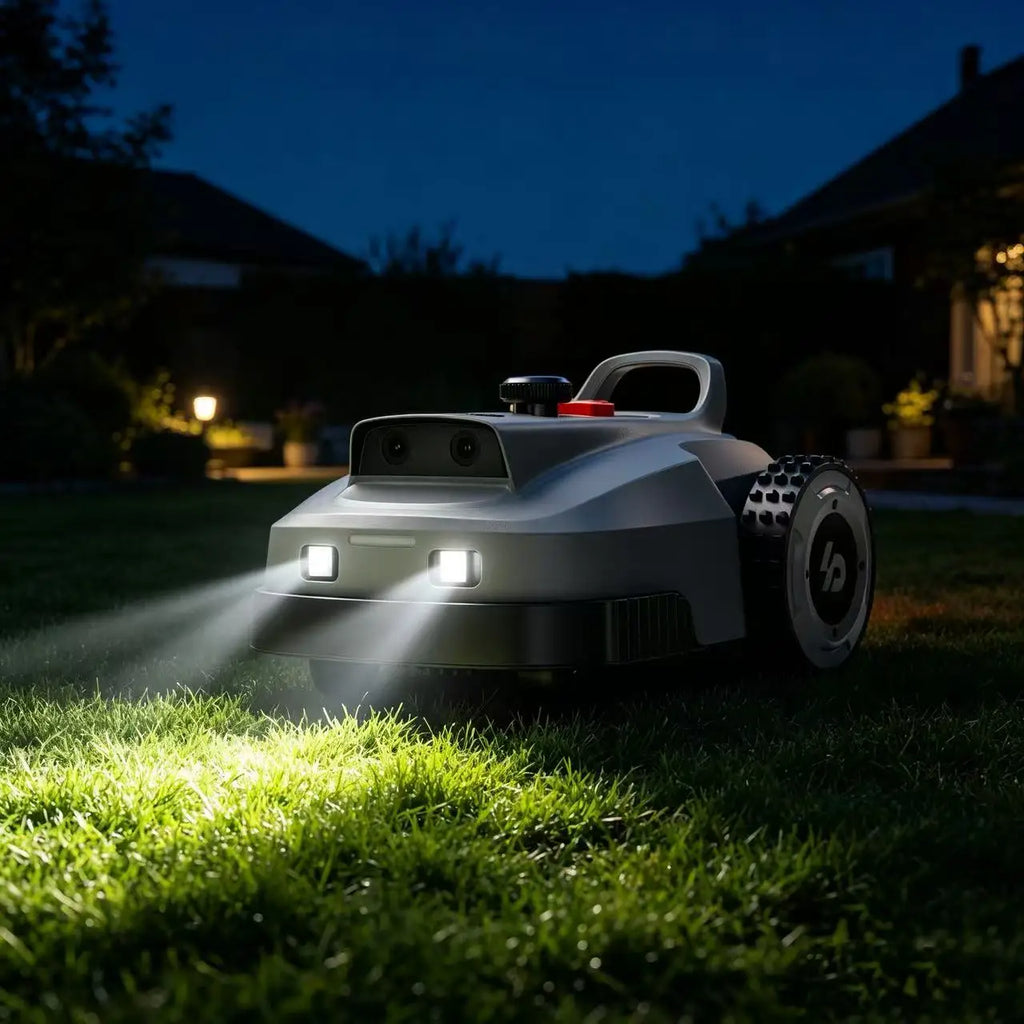 Robot tondeuse LOPKIN L2500, largeur de coupe 24 cm, 4G Net-RTK, étanche IPX6, contrôle par application intelligente