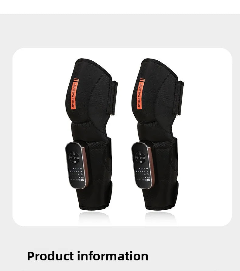 Masseur de jambes à compression rechargeable USB, modèle 2034, contrôle du temps, utilisation jambes