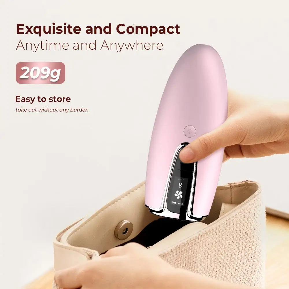 Appareil d'Épilation IPL 3-en-1 Permanent et Indolore | Épilateur Portable à Lampe Quartz pour Femmes, Utilisation Maison & Voiture