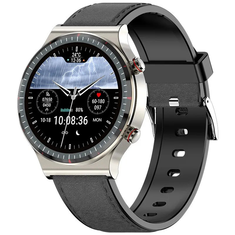 Smartwatch Android – Écran 1.3", SpO2 IR, Assistant IA Vocal & Suivi Fitness