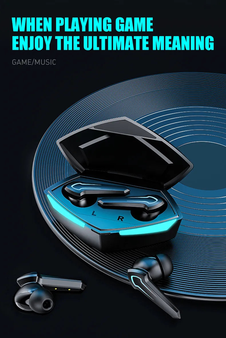 Écouteurs Gaming TWS A60 – Bluetooth 5.0, Stéréo & Faible Latence | IPX4