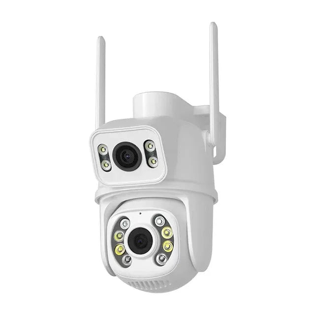 Mini caméra ampoule WiFi 6 MP, panoramique, intérieure, vision nocturne, carte TF