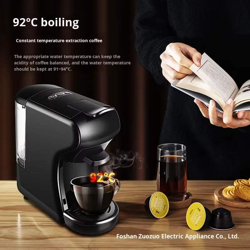 Cafetière Expresso à Capsules 19 Bars | Machine Portable Haute Pression pour Usage Domestique et Bureau