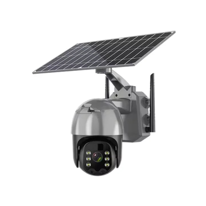Caméra Extérieure Solaire PTZ | Wi-Fi, 4G, Vision Nocturne CMOS, Audio Bidirectionnel et Cloud