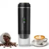 Cafetière portable intelligente de voyage, de camping et de pêche, auto-chauffante, compatible USB, voiture, camping-car, 20 bars de pression.