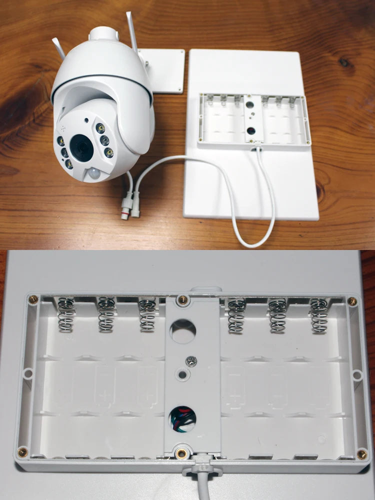Caméra solaire 4G GOING tech NS-EG4, PTZ, 3-4 MP, IP65, WiFi/4G, vision nocturne, UBOX