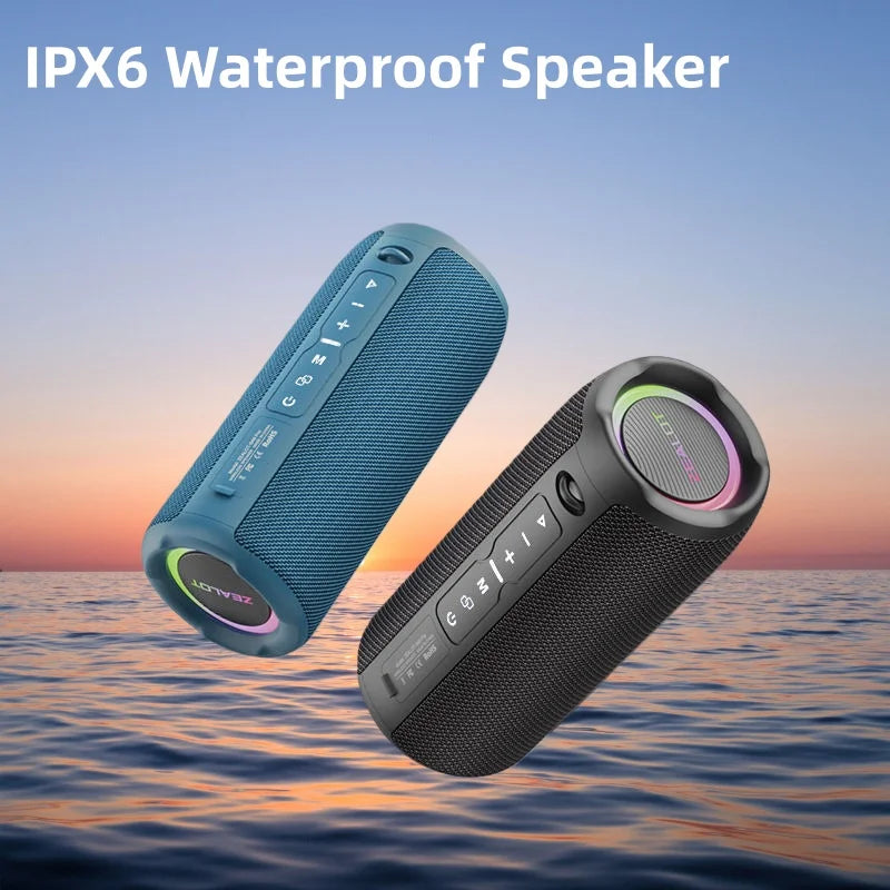 Lampe torche portable Enceinte Zealot S49 Pro – 20 W, IPX6, Bluetooth 5.2, RGB et batterie 3 600 mAh