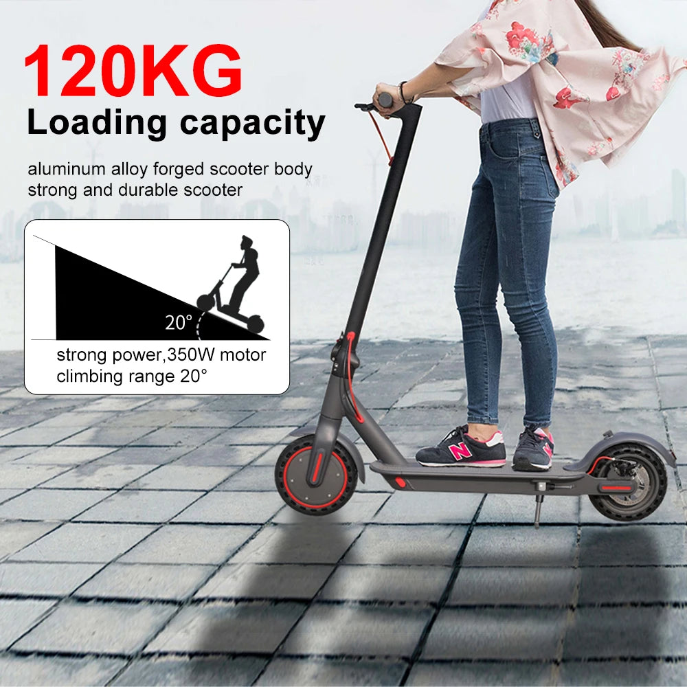 Trottinette électrique intelligente pour adultes avec technologie à onde sinusoïdale et régulateur de vitesse