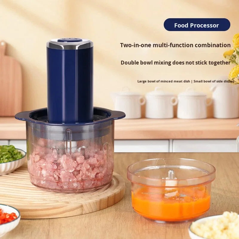 Hachoir à viande de cuisine, petit mixeur électrique multifonctionnel, robot culinaire