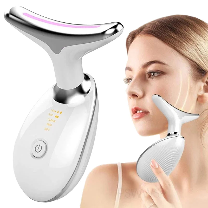 Masseur Facial LED Anti-Âge 2025 | Appareil de Beauté Liftant pour Réduire les Rides et Raffermir la Peau