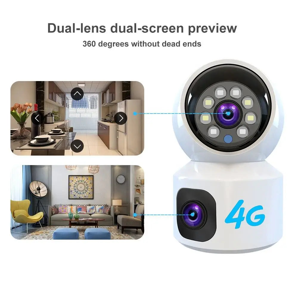 Caméra de surveillance 4G connectée à un téléphone portable