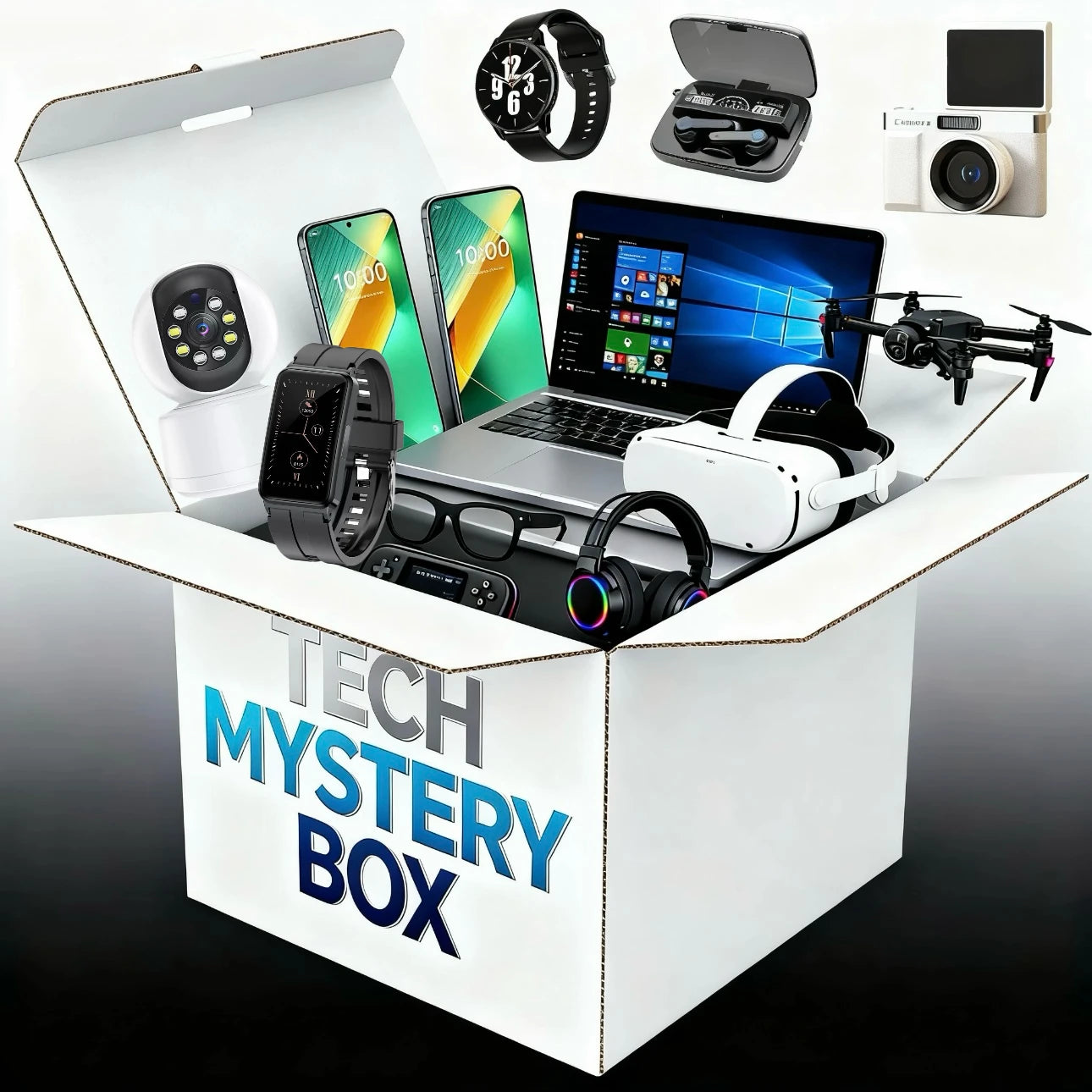 Box Mystère Électronique Lucky 3C – Montre, Téléphone, Cadeau Surprise 100%
