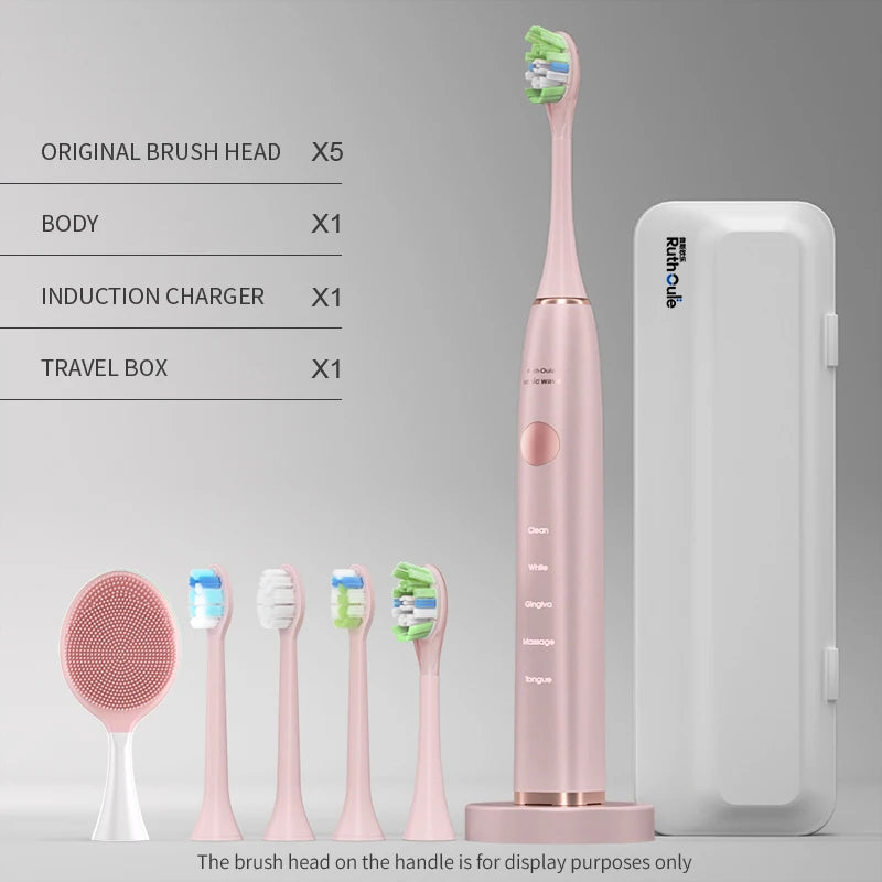 Brosse à Dents Sonique V8 Intelligente | 48K VPM, 5 Modes, Étanche, Blanchiment et Longue Autonomie