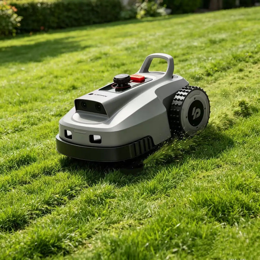 Robot tondeuse LOPKIN L2500, largeur de coupe 24 cm, 4G Net-RTK, étanche IPX6, contrôle par application intelligente