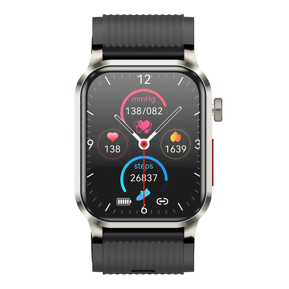 Bracelet Fitness Connecté – ECG, Tensiomètre, SpO2 & Suivi Activité