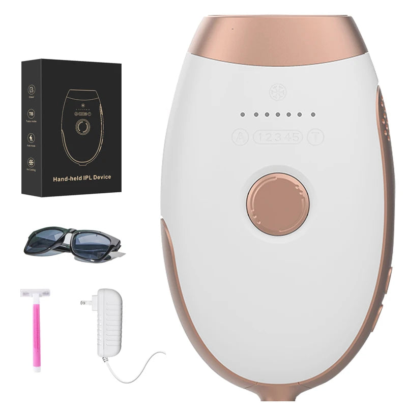 Appareil d'épilation à lumière pulsée (IPL) en vente directe d'usine 999999 Épilateur laser IPL pour une utilisation à domicile