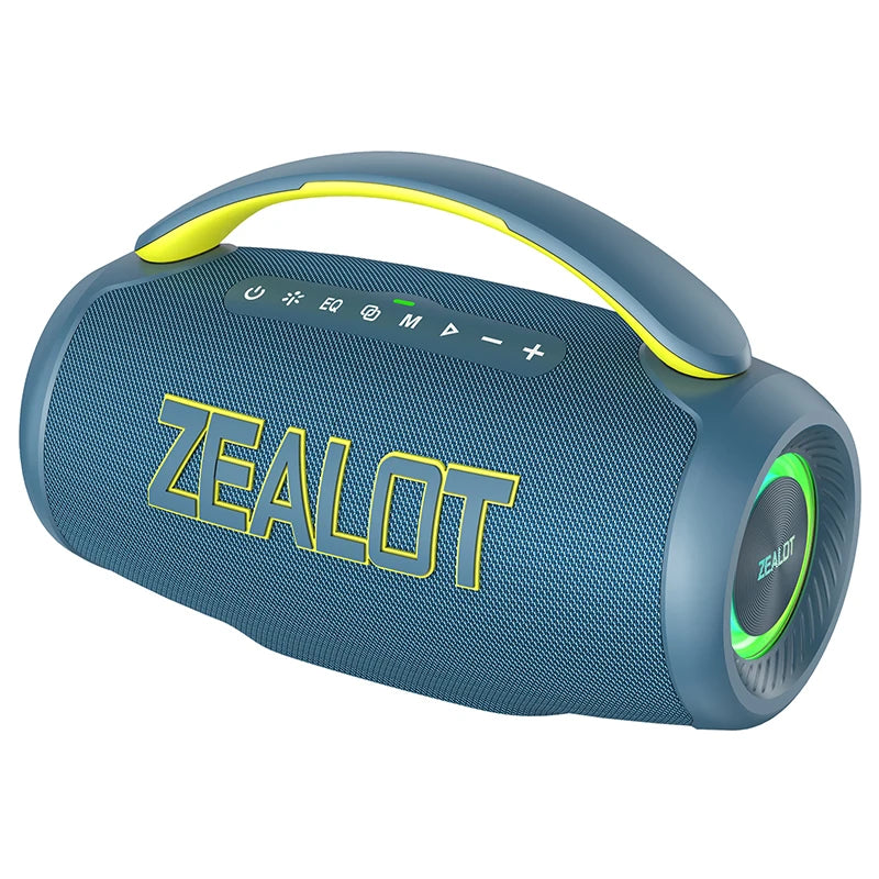 Enceinte Portable ZEALOT P12 – 60W, IPX6, Bluetooth & Audio Haute Qualité