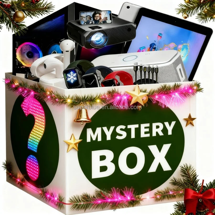 Coffret Mystère BT – Montre, Écouteurs 3C, Cadeau Noël Électronique Surprise