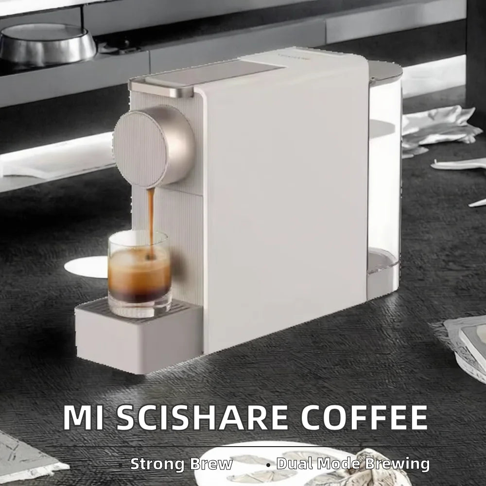 Machine à café domestique Lovfe en stock, machine à café à capsules chaudes pour le bureau, Scishare Mini Mesin Kopi Espresso