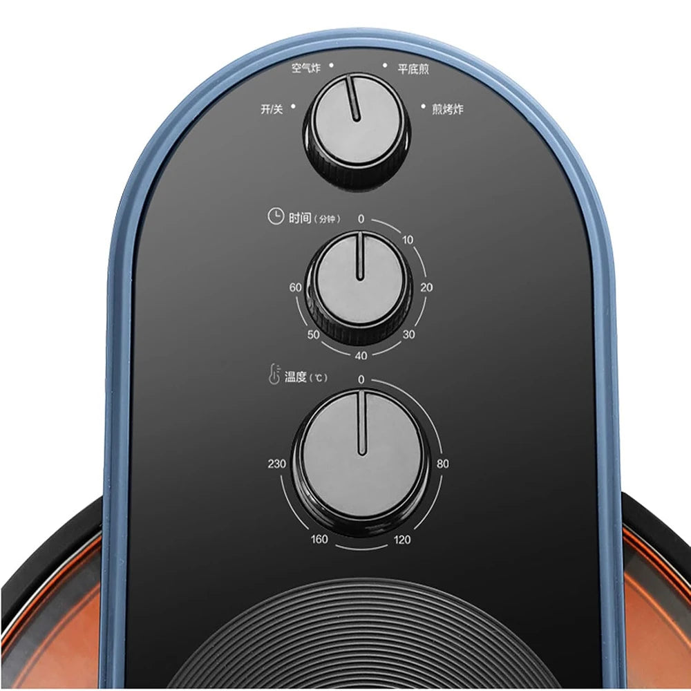 Air Fryer 8 L Multifonction | Rotation 360°, Sans Huile, Température Réglable et Minuterie Digitale
