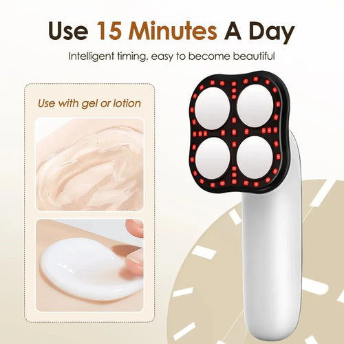 Appareil minceur à domicile, 3 modes, masseur anti-cellulite, brûleur de graisse, ABS et acier inoxydable, pour le ventre, les bras et la taille.