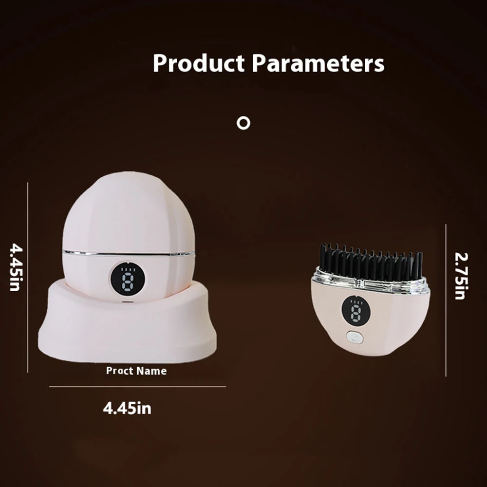 Brosse Lissante Portable Sans Fil | Peigne Anti-Brûlure pour Coiffure Rapide et Voyage